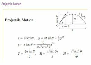 Projectile Motion